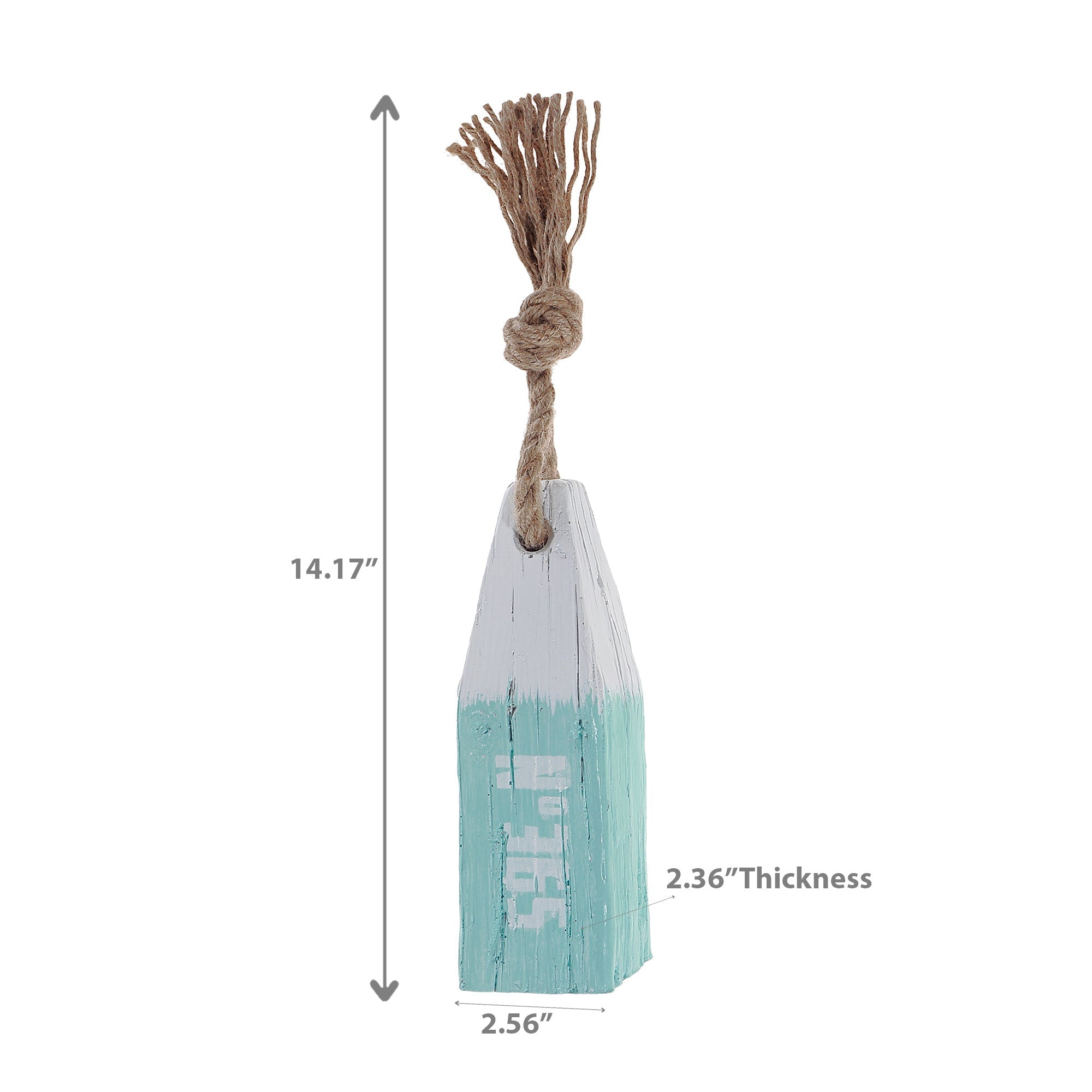 Decorative Hanging Buoy, Nautical Coastal Wall Decor, Beach House Hanging Accent