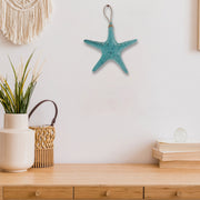 Decorative Hanging Starfish Wall Accent, Coastal Home Decor, Nautical Holiday Decoration, Seasonal Accent