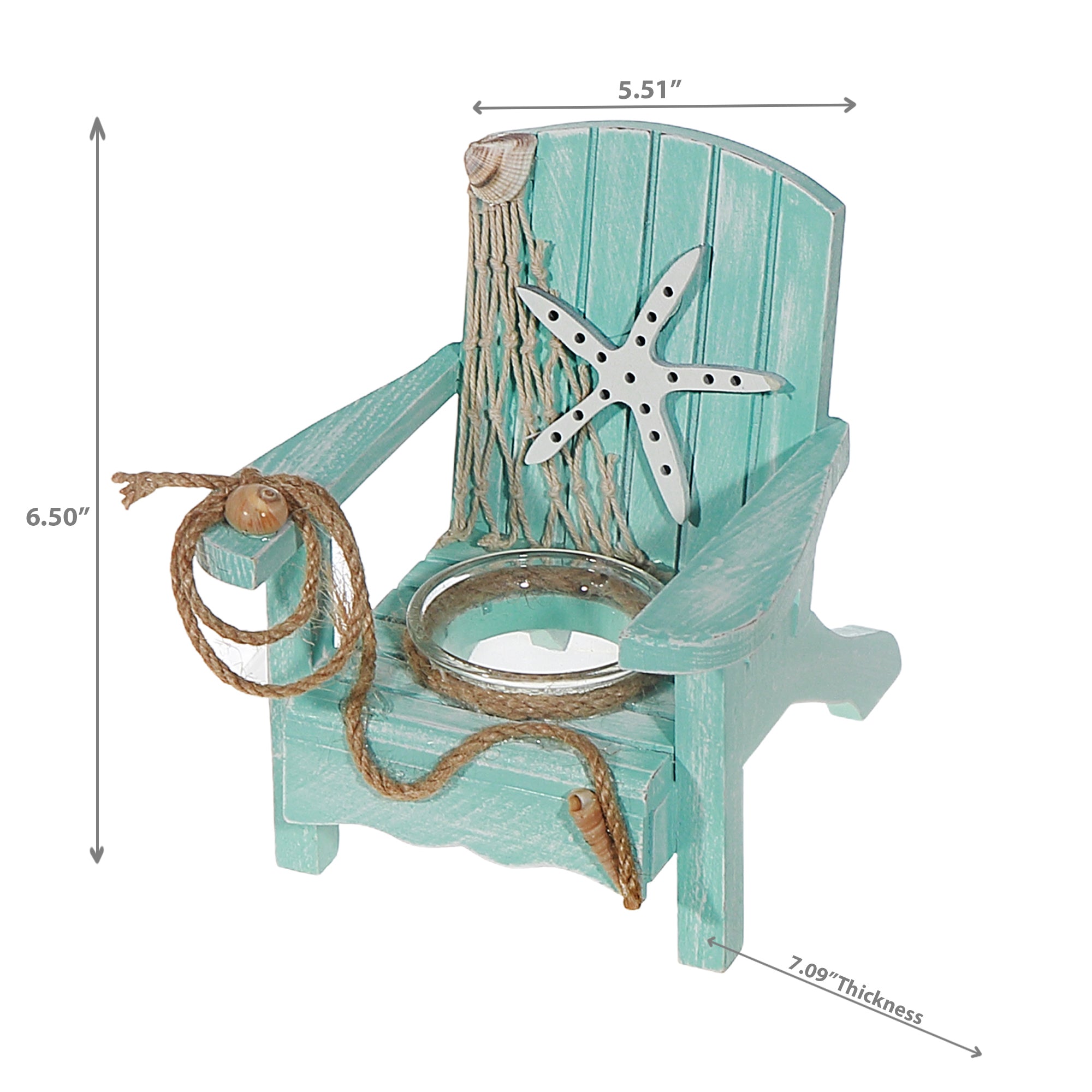 Wooden Chair with Candle Holder, Rustic Farmhouse Tabletop Decor, Wooden Tealight Stand, Home Accent