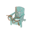 Wooden Chair With Candle Holder