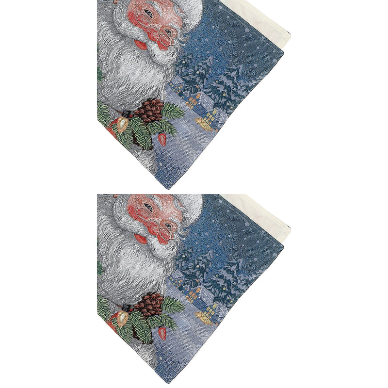 Tapestry Table Runner (Santa) (36") - Set of 2