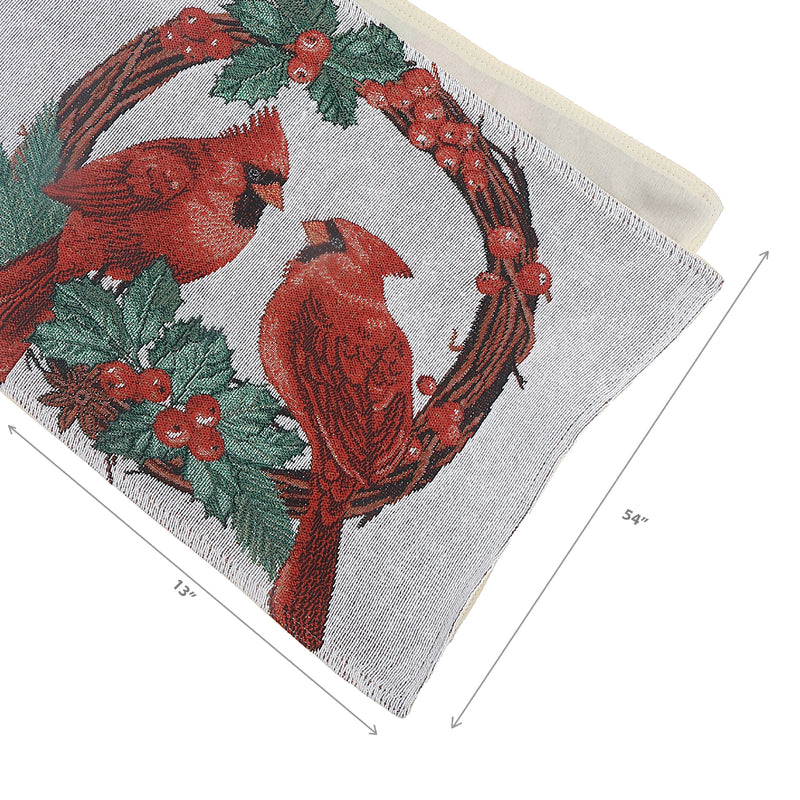Tapestry Table Runner (Double Cardinal) (36") - Set of 2