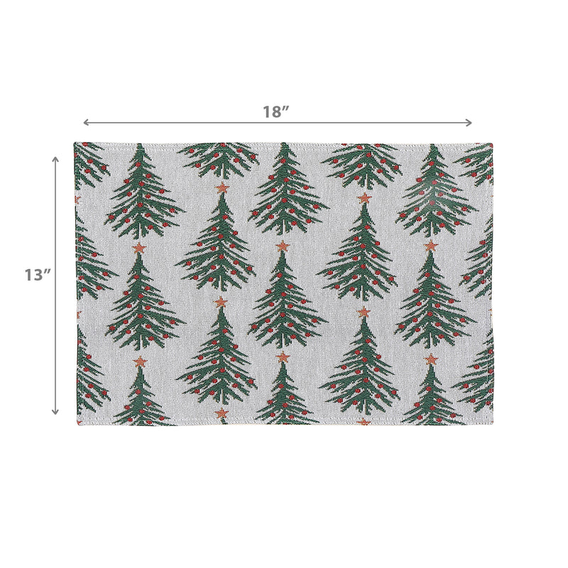 Tapestry Placemat Tree 13 X 18 - Set of 12