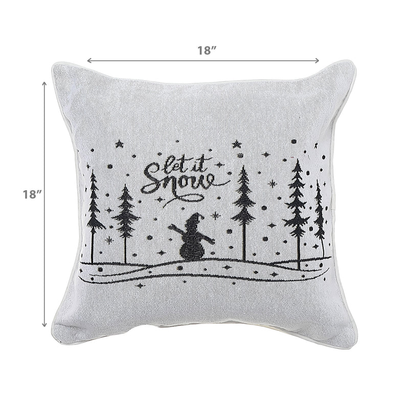 Tapestry Cushion Let It Snow 18 X 18 - Set of 2
