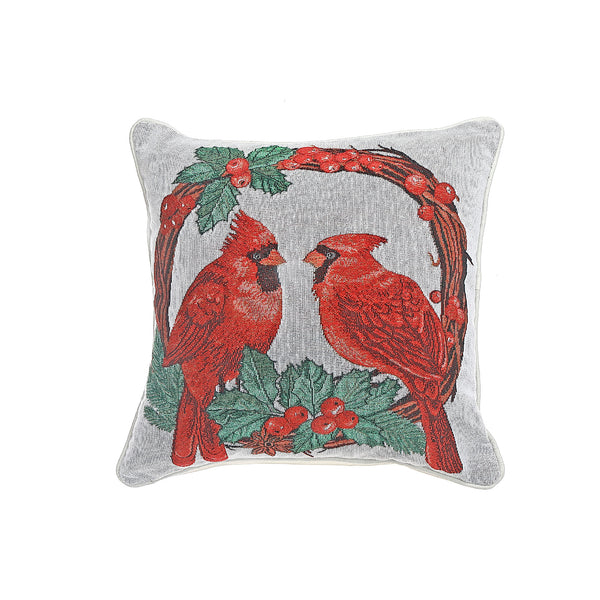 Tapestry Cushion (Double Cardinal) (18 X 18) - Set of 2