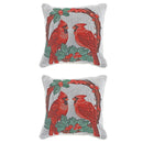 Tapestry Cushion (Double Cardinal) (18 X 18) - Set of 2