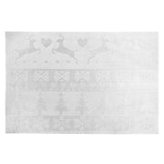 Vinyl Placemat (Reindeer And Tree) (Silver)