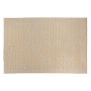 Vinyl Placemat – Gold Snowflakes Pattern, Holiday Table Set of 12