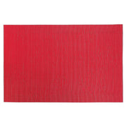 Vinyl Placemat – Red Snowflakes Pattern, Holiday Dining Set of 12