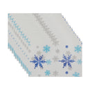 Vinyl Placemat (Blue Snowflakes) - Set of 12