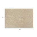 Pvc Rect. Cut Out Snowflake Placemat (Gold) - Set of 12