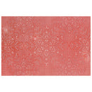 Pvc Rect. Cut Out Snowflake Placemat (Red) - Set of 12
