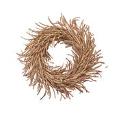 Glittered Rattan Wreath Decor Gold, Wreath, Holiday Decor