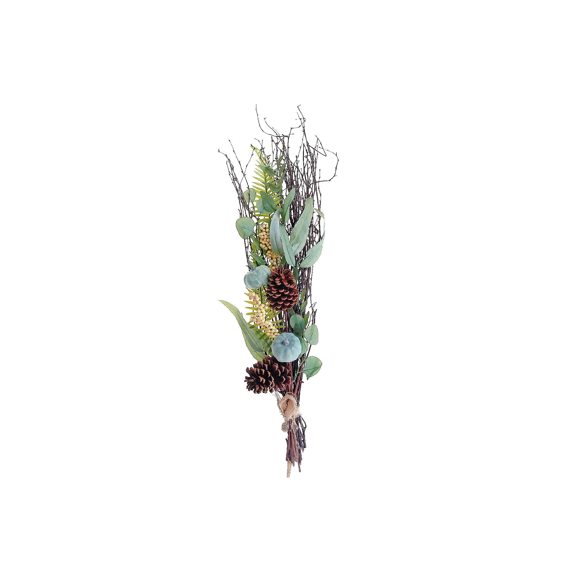 Christmas Dried Holiday Bundle Earthy Greens, Festive Floral Arrangement, Home Decoration
