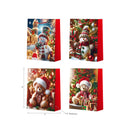 Christmas Gift Bags (Snowman/Teddy Bear) (Asstd) (Medium) - Set of 12