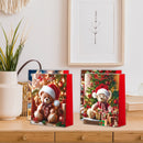 Christmas Gift Bags (Snowman/Teddy Bear) (Asstd) (X-Large) - Set of 12