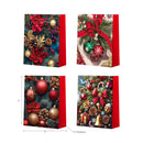 Christmas Gift Bags (Ornaments) (Asstd) (Medium) - Set of 12