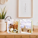 Christmas Gift Bags (Gold & Silver) (Asstd) (Medium) - Set of 12
