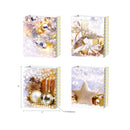 Christmas Gift Bags (Gold & Silver) (Asstd) (Medium) - Set of 12