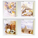 Christmas Gift Bags (Gold & Silver) (Asstd) (Large) - Set of 12