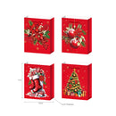 Christmas Gift Bags (Red Decorations) (Asstd) (Large) - Set of 12