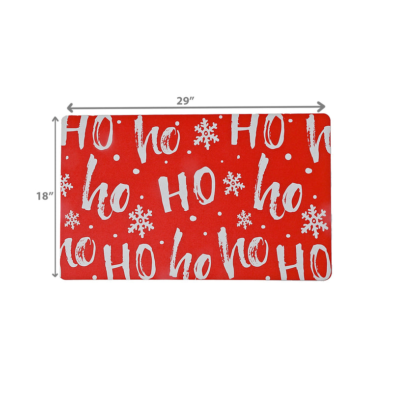 Printed Rubber Mat (Ho Ho Ho)