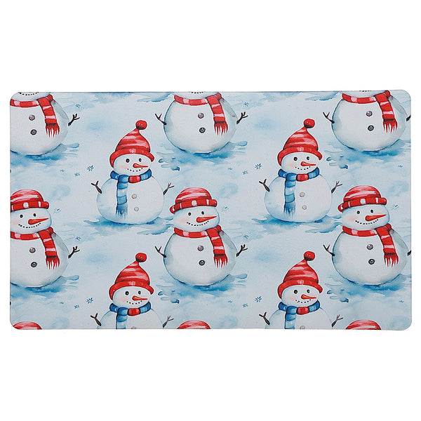 Printed Rubber Mat Multy Snowman