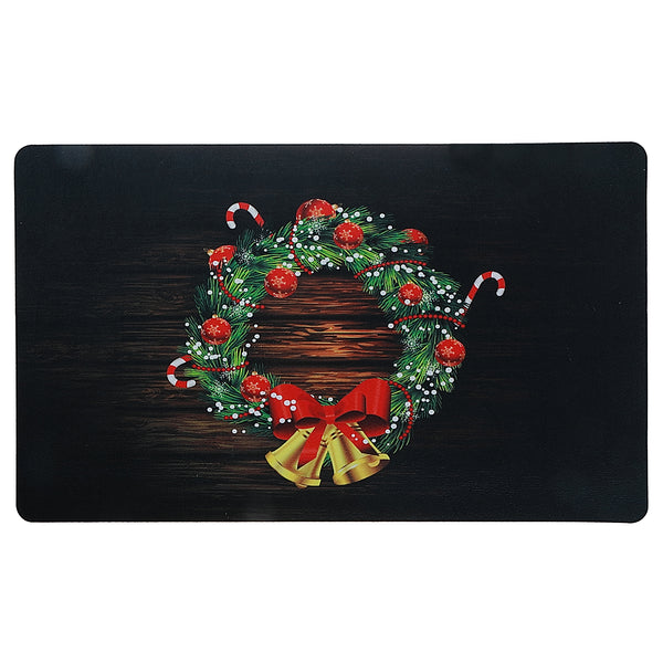 Printed Rubber Mat Wreath