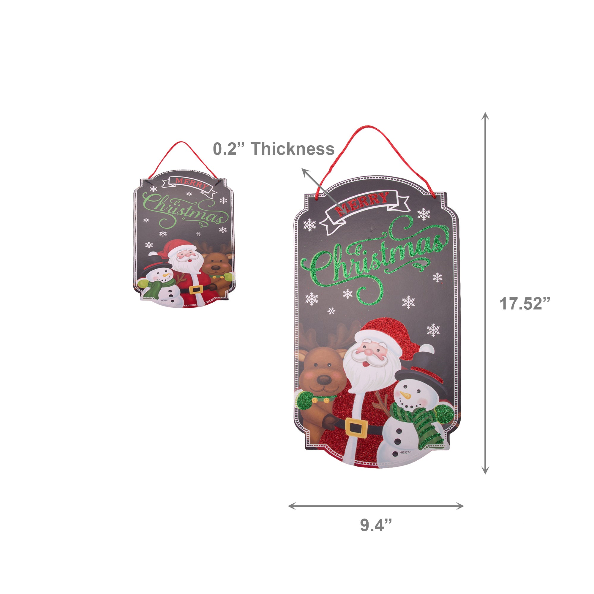 Foam Board Wall Decor Merry Christmas, Christmas, Wall Decor, Holiday Decor- Set of 2