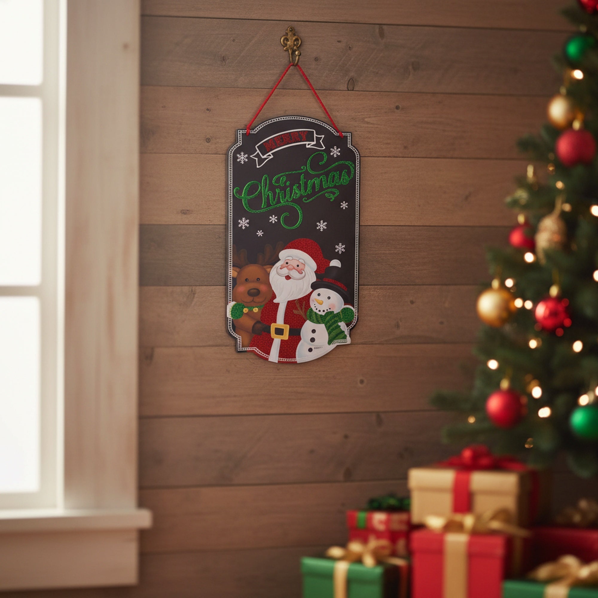Foam Board Wall Decor Merry Christmas, Christmas, Wall Decor, Holiday Decor- Set of 2