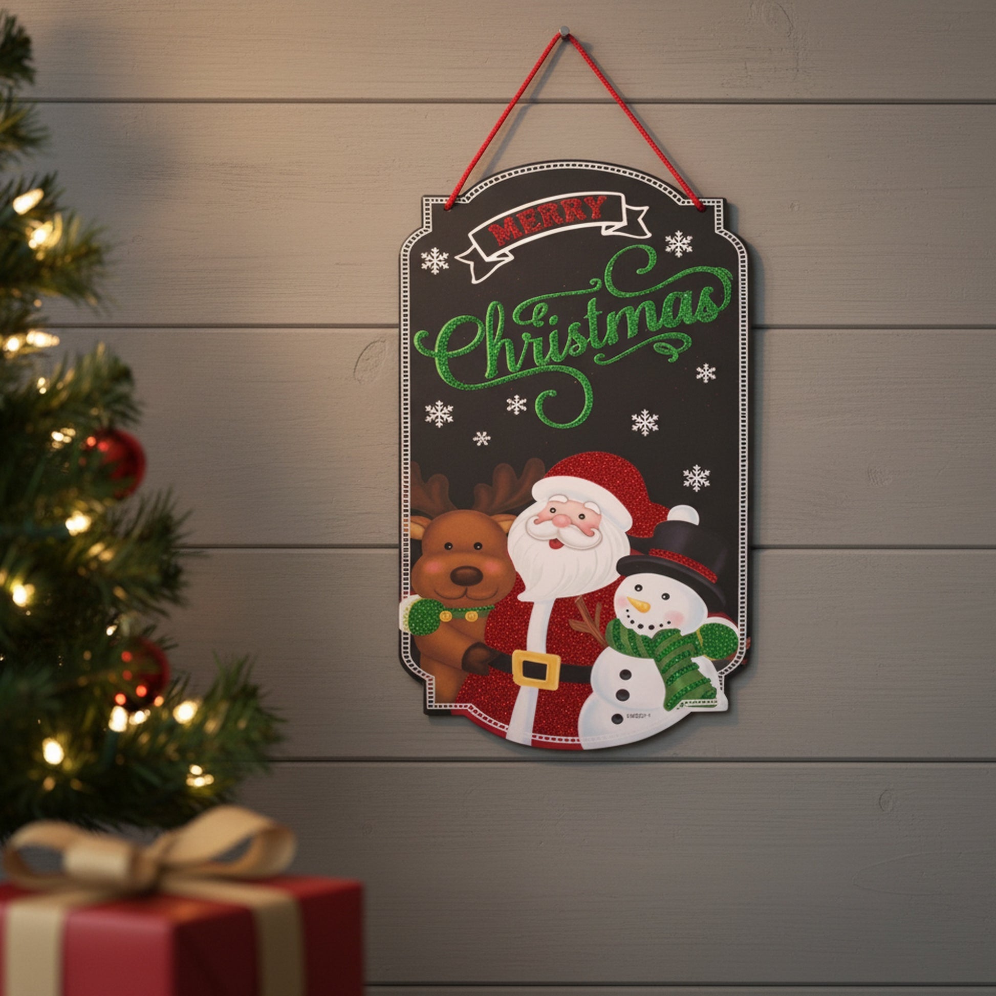 Foam Board Wall Decor Merry Christmas, Christmas, Wall Decor, Holiday Decor- Set of 2
