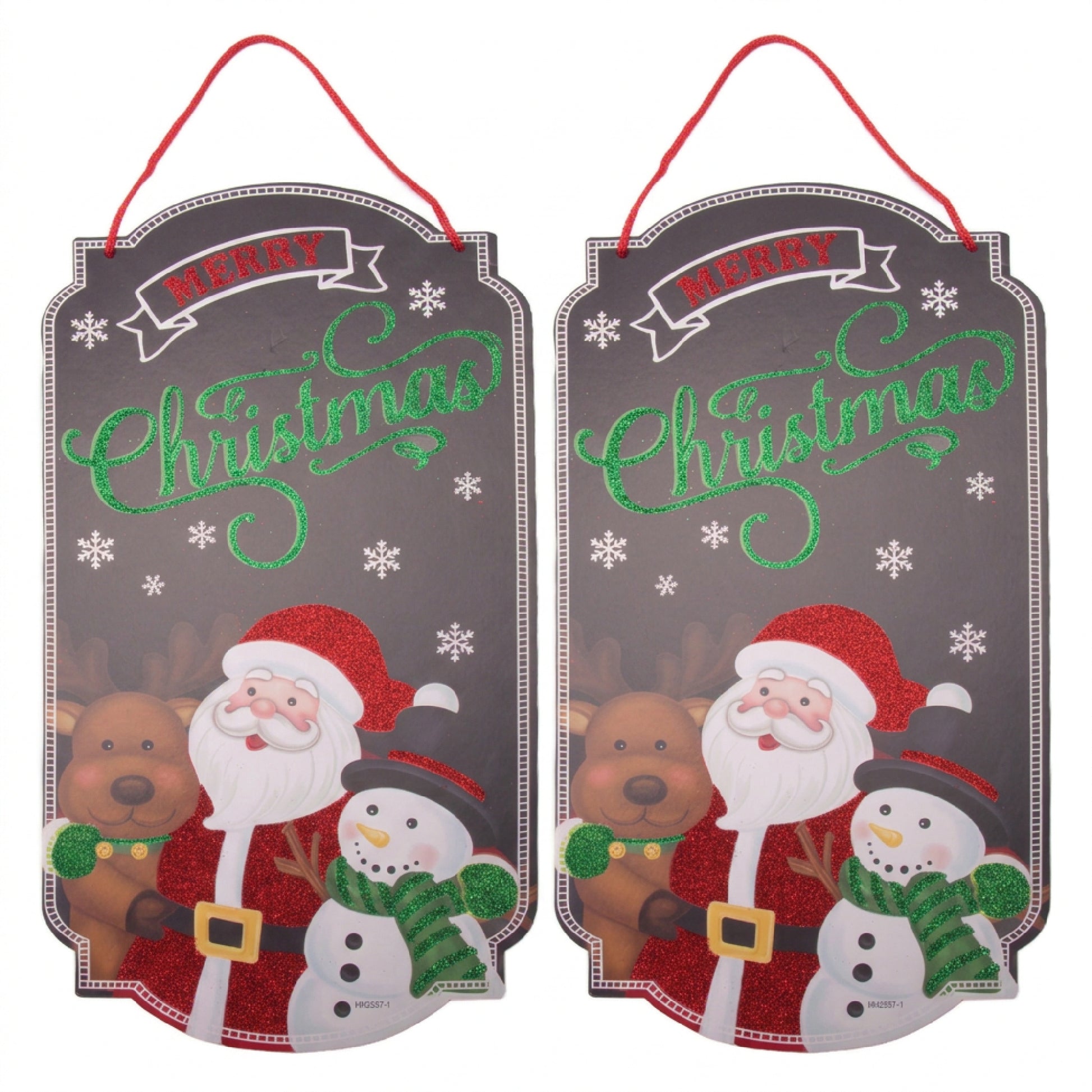 Foam Board Wall Decor Merry Christmas, Christmas, Wall Decor, Holiday Decor- Set of 2