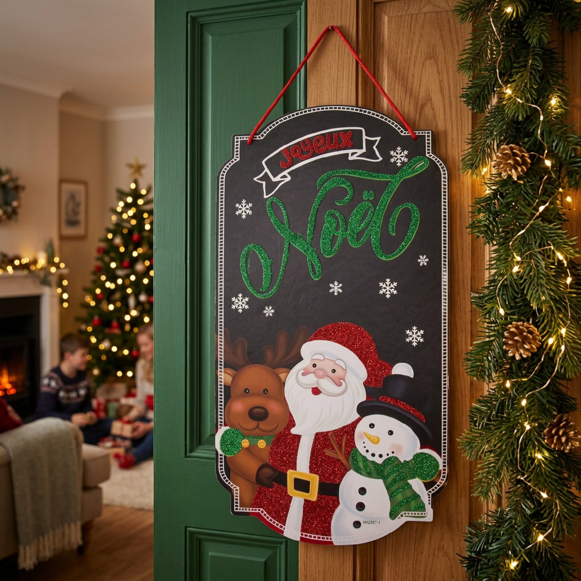 Foam Board Wall Decor Joyeux Noel, Christmas, Wall Decor, Holiday Decor- Set of 2