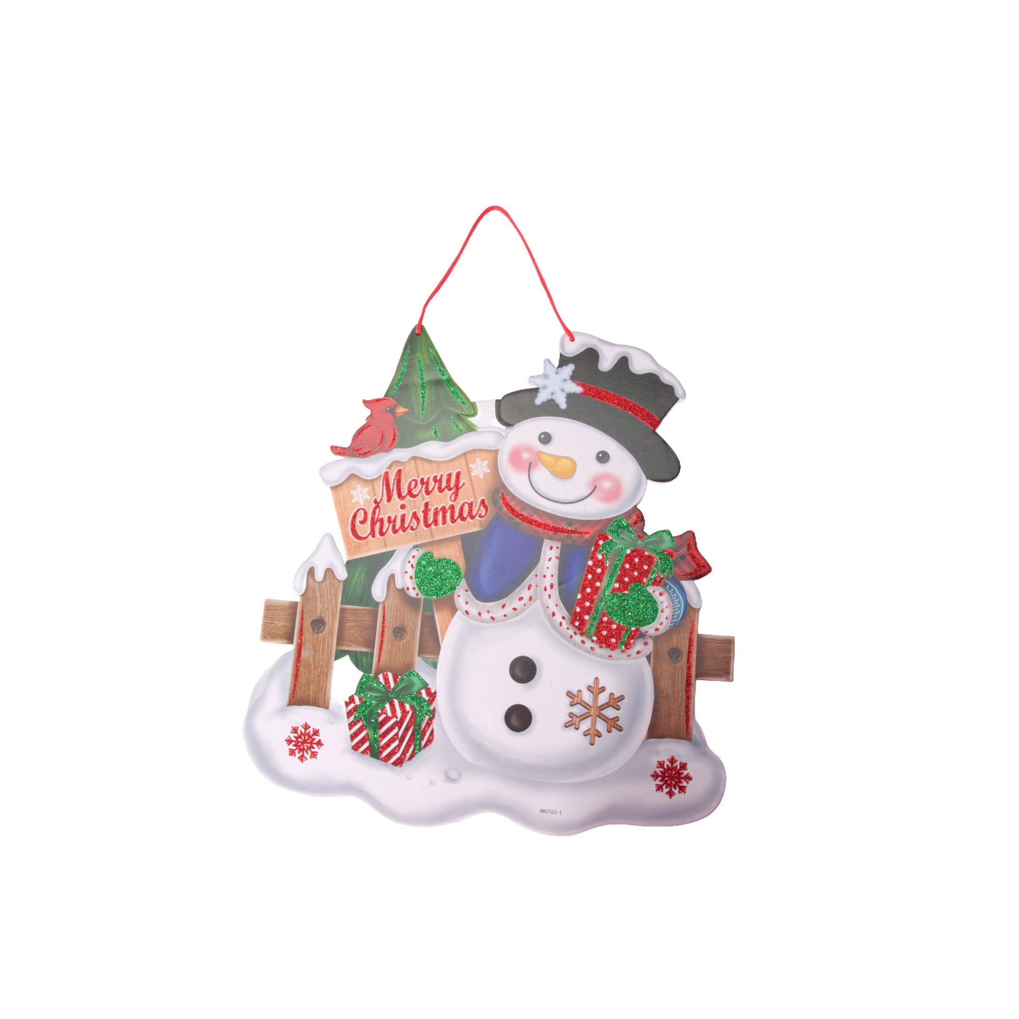 Foam Board Wall Decor Snowman with Merry Christmas Sign, Christmas, Wall Decor, Holiday Decor- Set of 2