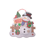 Foam Board Wall Decor Snowman with Joyeux Noel Sign, Christmas, Wall Decor, Holiday Decor- Set of 2
