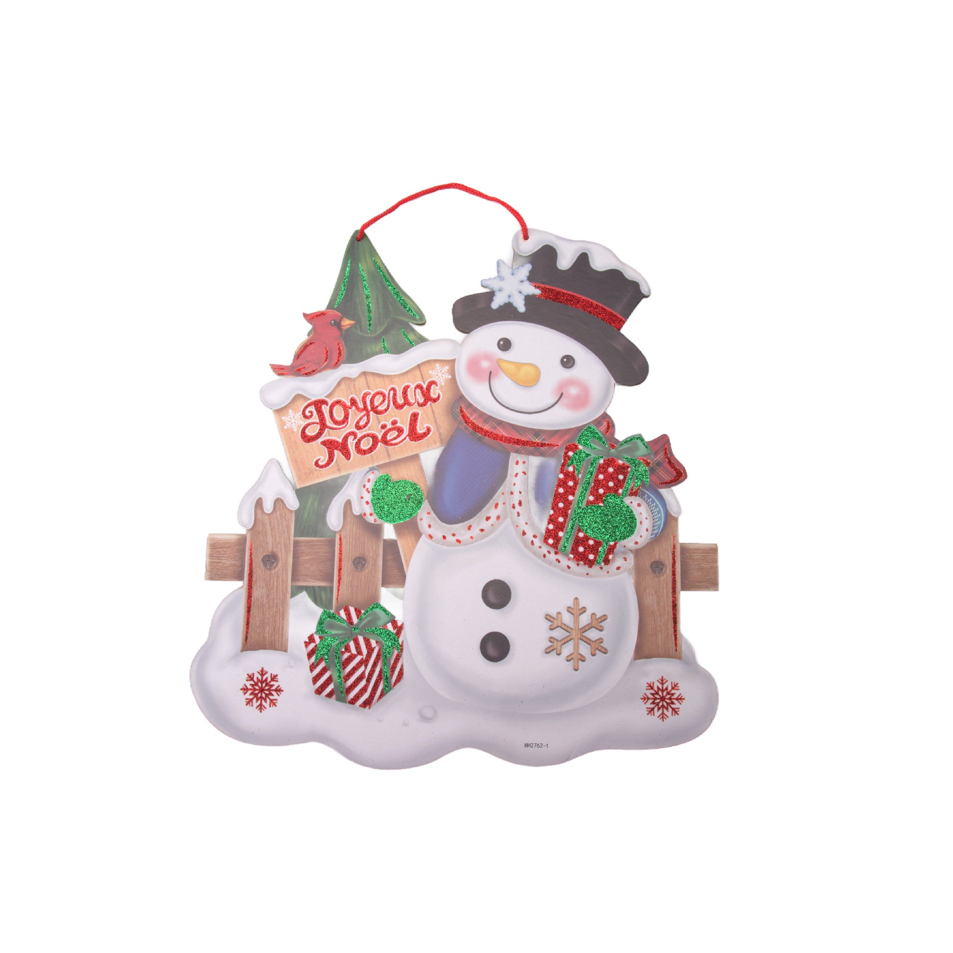 Foam Board Wall Decor Snowman with Joyeux Noel Sign, Christmas, Wall Decor, Holiday Decor- Set of 2