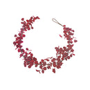 Burgundy Felt Eucalyptus Garland