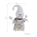 Snowman Plush Sitting In Sack