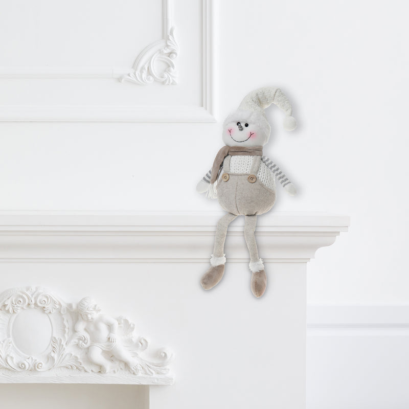Snowman Plush Shelf Dangler