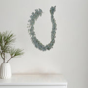 Snow Covered Pine Decorative Garland, Christmas Garland, Holiday Mantel Decor, Festive Winter Home Accent