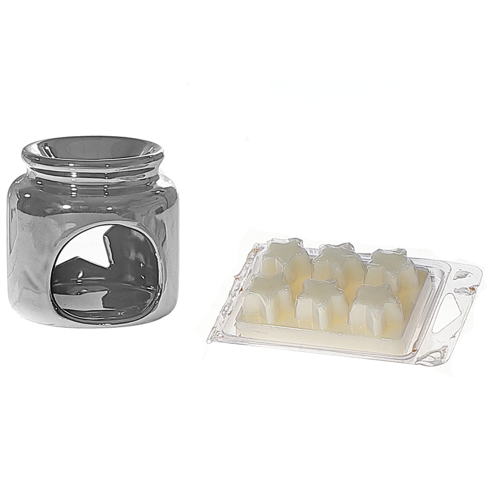 Ceramic Wax Melt Star Burner Set Vanilla, Wax Melt Burner, Aromatherapy Oil Burner