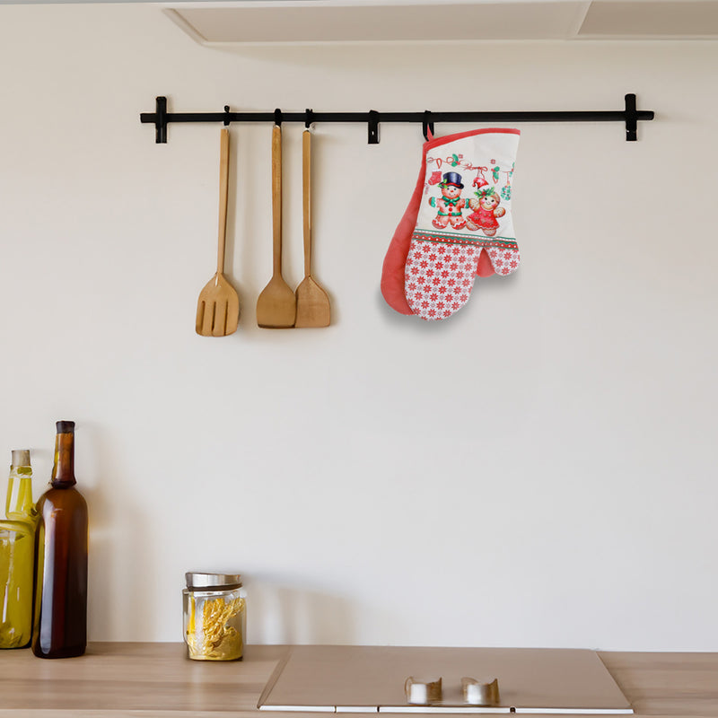14" Oven Mitts (2Pcs) (Gingerbread) - Set of 2