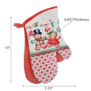 14" Oven Mitts (2Pcs) (Gingerbread) - Set of 2