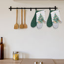 14" Oven Mitts (2Pcs) (Christmas Tree) - Set of 2