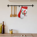 14" Oven Mitts (2Pcs) (Cardinals Perched On Wreath) - Set of 2