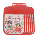 Pot Holder With Pocket (Gingerbread) - Set of 6