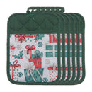 Pot Holder With Pocket (Presents) - Set of 6