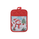 Pot Holder With Pocket (Snowman) - Set of 6