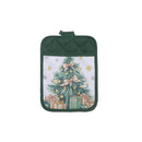 Pot Holder With Pocket (Christmas Tree) - Set of 6