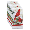 Hand Towel (Cardinals Perched On Wreath) - Set of 6